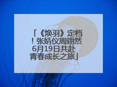 《焕羽》定档！张婧仪周翊然6月19日共赴青春成长之旅