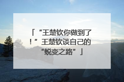 “王楚钦你做到了！”王楚钦谈自己的“蜕变之路”