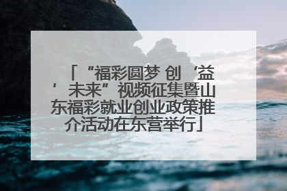 “福彩圆梦 创‘益’未来”视频征集暨山东福彩就业创业政策推介活动在东营举行