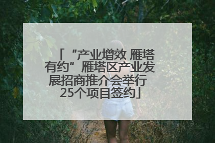 “产业增效 雁塔有约”雁塔区产业发展招商推介会举行 25个项目签约