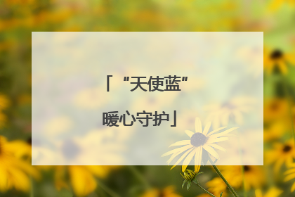 “天使蓝” 暖心守护