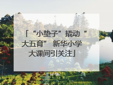 “小垫子”撬动“大五育” 新华小学大课间引关注