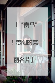 “贵马”！贵阳的亮丽名片