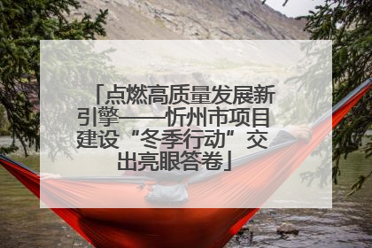 点燃高质量发展新引擎——忻州市项目建设“冬季行动”交出亮眼答卷