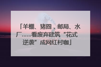 羊棚、猪圈，邮局、水厂……看废弃建筑“花式逆袭”成网红村咖