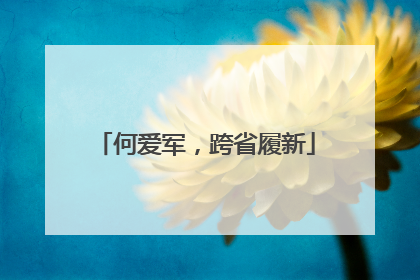 何爱军，跨省履新