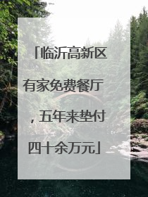 临沂高新区有家免费餐厅，五年来垫付四十余万元