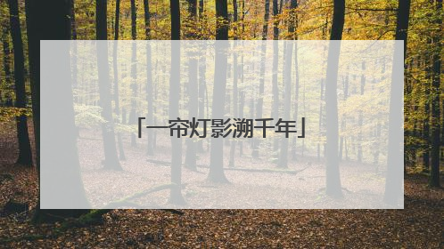 一帘灯影溯千年