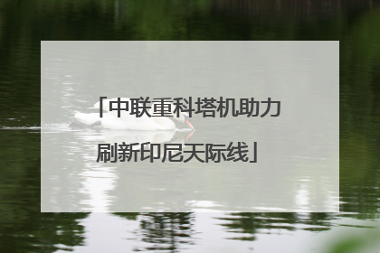 中联重科塔机助力刷新印尼天际线