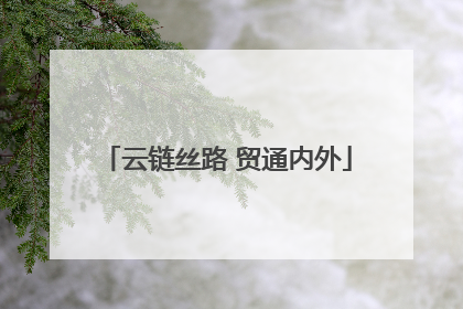 云链丝路 贸通内外