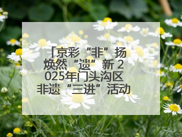 京彩“非”扬 焕然“遗”新 2025年门头沟区非遗“三进”活动正式启动