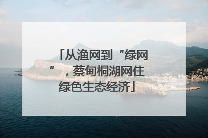 从渔网到“绿网”，蔡甸桐湖网住绿色生态经济