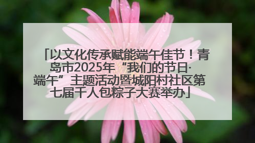 以文化传承赋能端午佳节！青岛市2025年“我们的节日·端午”主题活动暨城阳村社区第七届千人包粽子大赛举办