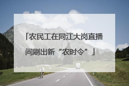 农民工在同江大岗直播间刷出新“农时令”