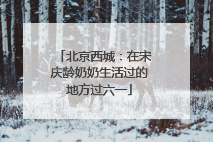 北京西城：在宋庆龄奶奶生活过的地方过六一