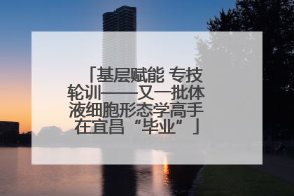 基层赋能 专技轮训——又一批体液细胞形态学高手在宜昌“毕业”