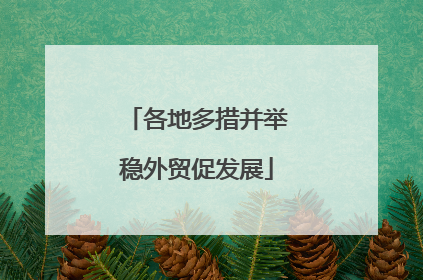 各地多措并举稳外贸促发展