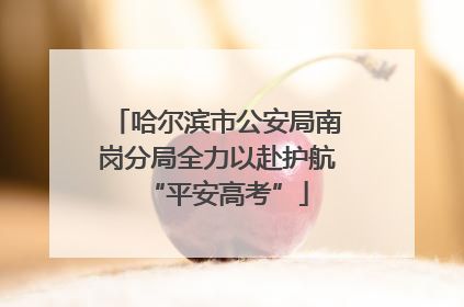 哈尔滨市公安局南岗分局全力以赴护航“平安高考”