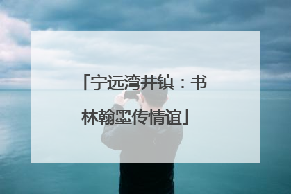 宁远湾井镇：书林翰墨传情谊