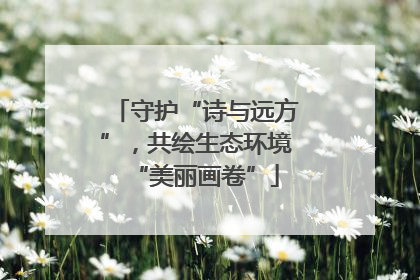 守护“诗与远方”，共绘生态环境“美丽画卷”