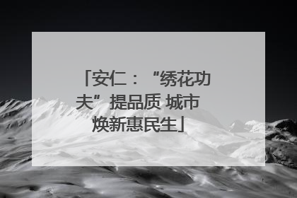 安仁：“绣花功夫”提品质 城市焕新惠民生