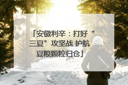 安徽利辛：打好“三夏”攻坚战 护航夏粮颗粒归仓