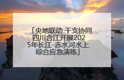 央地联动 干支协同 四川合江开展2025年长江-赤水河水上综合应急演练