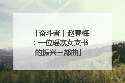 奋斗者｜赵春梅：一位瑶寨女支书的振兴三部曲