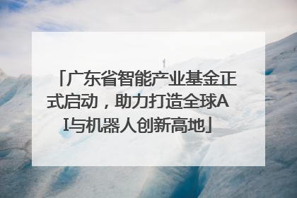 广东省智能产业基金正式启动，助力打造全球AI与机器人创新高地