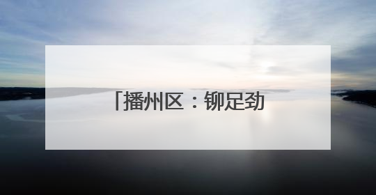 播州区：铆足劲头“抢春光”全力拼出“首季红”