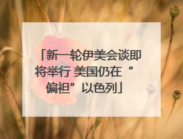 新一轮伊美会谈即将举行 美国仍在“偏袒”以色列