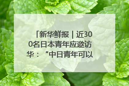 新华鲜报｜近300名日本青年应邀访华：“中日青年可以创造更好的未来”