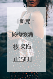 新晃：杨梅缀满枝 采梅正当时