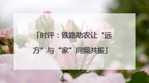 时评：铁路助农让“远方”与“家”同频共振