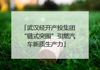 武汉经开产投集团“链式突围”引燃汽车新质生产力