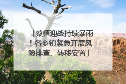 桑植迎战持续暴雨！各乡镇紧急开展风险排查、转移安置
