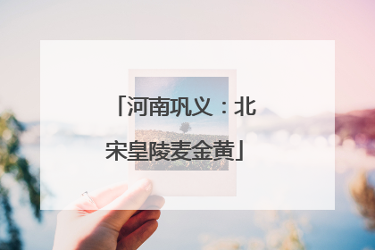 河南巩义：北宋皇陵麦金黄