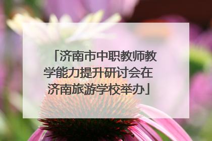 济南市中职教师教学能力提升研讨会在济南旅游学校举办