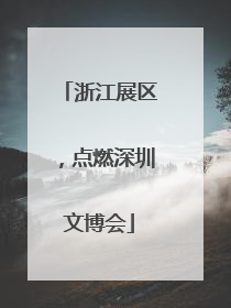 浙江展区，点燃深圳文博会