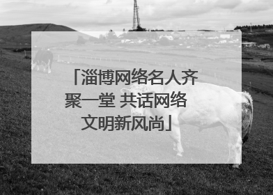 淄博网络名人齐聚一堂 共话网络文明新风尚
