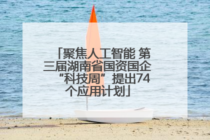 聚焦人工智能 第三届湖南省国资国企“科技周”提出74个应用计划