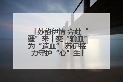 苏韵伊情 奔赴“疆”来丨变“输血”为“造血” 苏伊接力守护“心”生