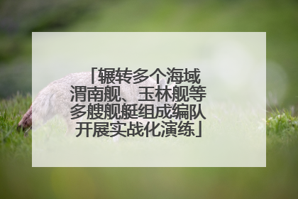 辗转多个海域 渭南舰、玉林舰等多艘舰艇组成编队开展实战化演练