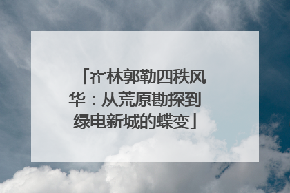 霍林郭勒四秩风华：从荒原勘探到绿电新城的蝶变