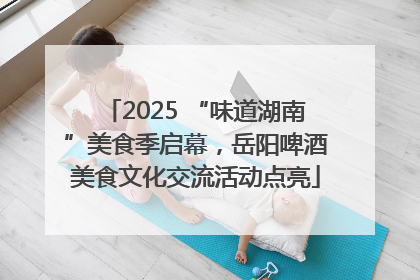 2025 “味道湖南”美食季启幕，岳阳啤酒美食文化交流活动点亮