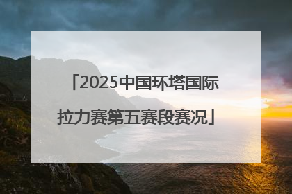 2025中国环塔国际拉力赛第五赛段赛况