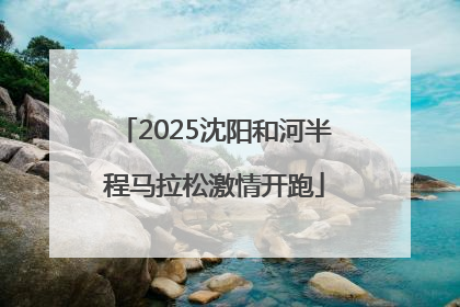 2025沈阳和河半程马拉松激情开跑