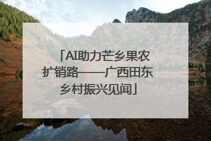 AI助力芒乡果农扩销路——广西田东乡村振兴见闻