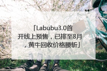 Labubu3.0首开线上预售，已排至8月，黄牛回收价格腰斩